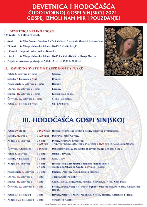 Hodocasca devetnica 2021